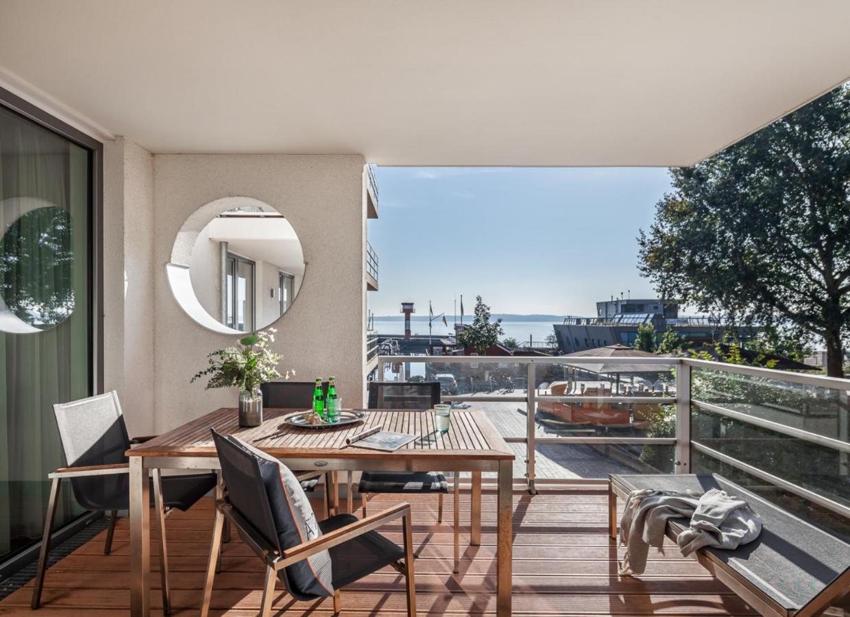 Apartmenthaus Hafenspitze Ap 5 - "Am Yachthafen 5" - Blickrichtung Offenes Meerstrandpromenade Эккернфёрде Экстерьер фото