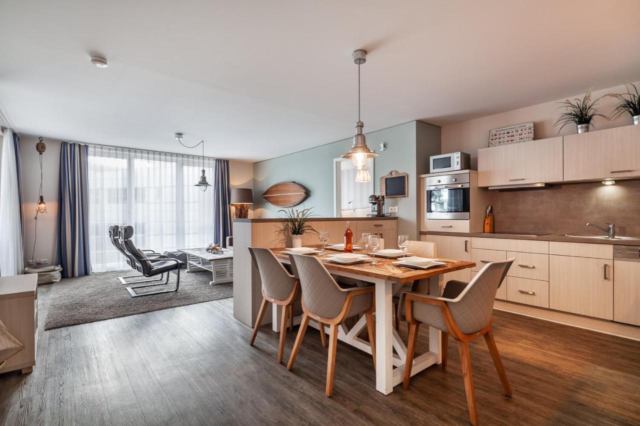 Apartmenthaus Hafenspitze Ap 5 - "Am Yachthafen 5" - Blickrichtung Offenes Meerstrandpromenade Эккернфёрде Экстерьер фото